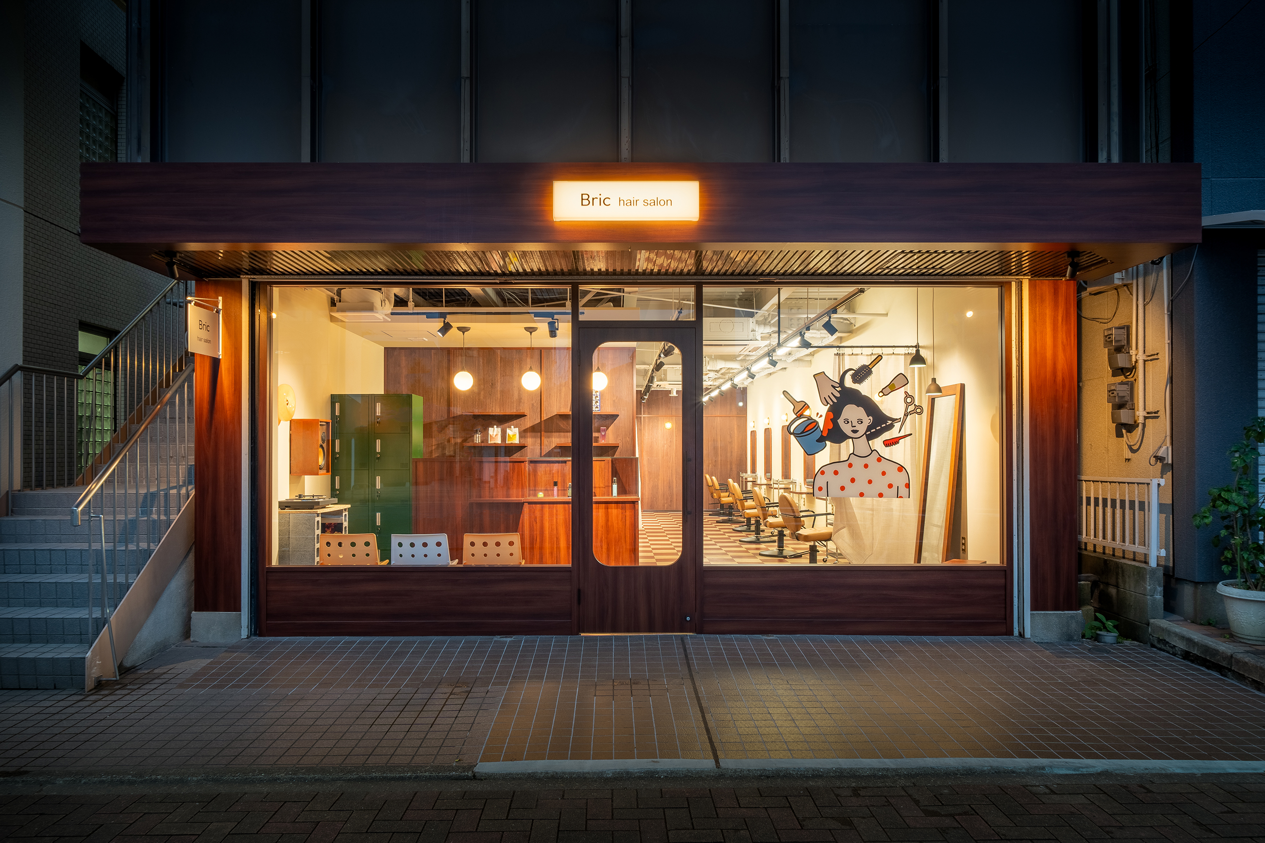 Bric hair salon 姪浜店 外観